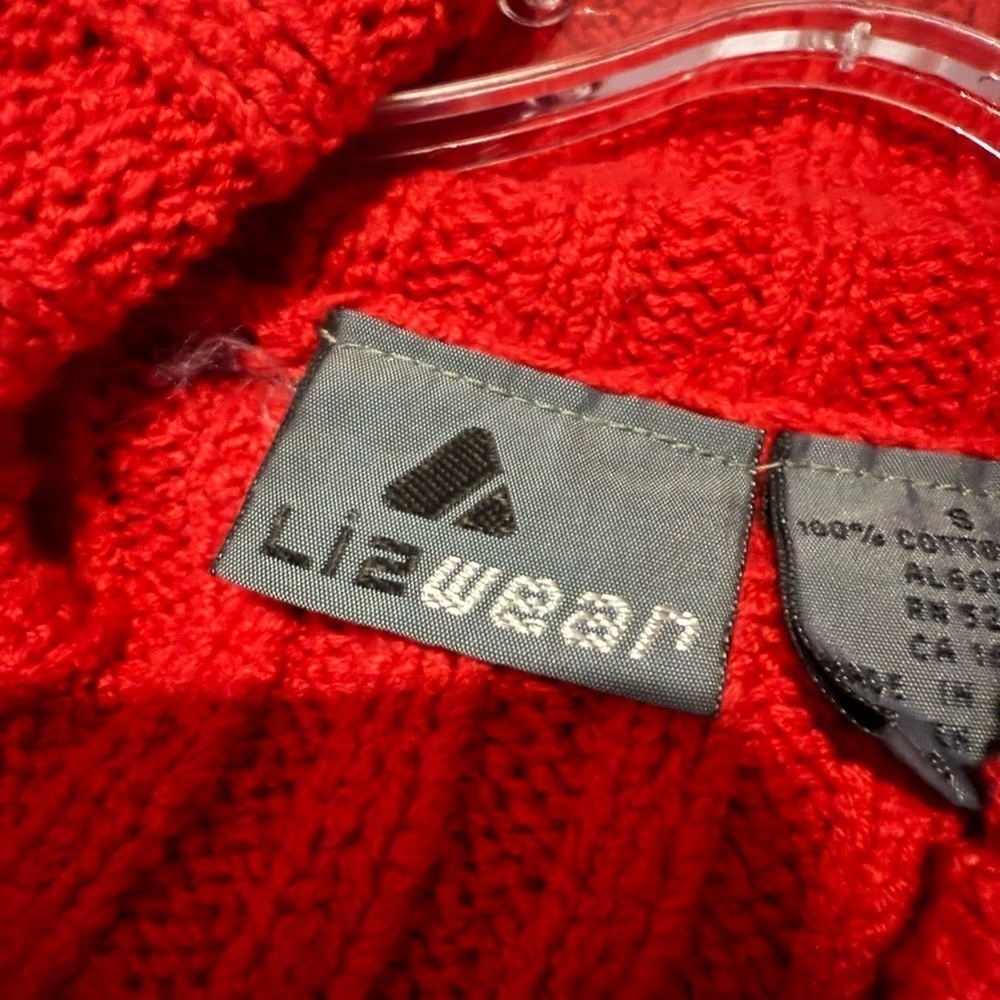 Women Like New Li2 Wear Heavy Cotton Sweater Size S - Picture 3 of 3